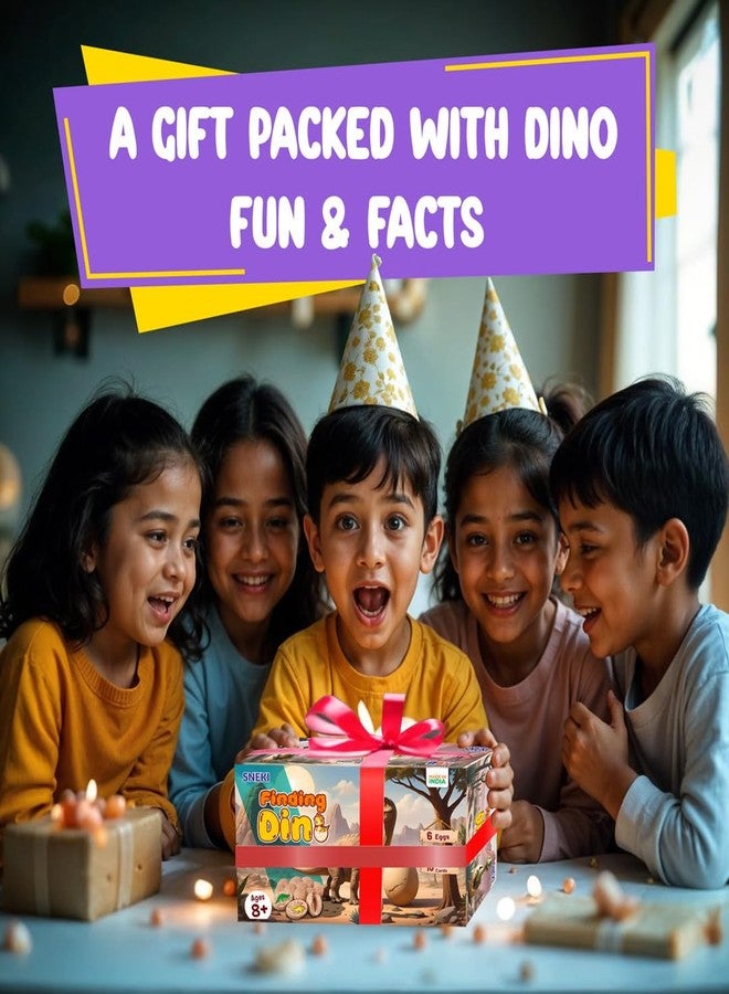 SNEKI DIY Dinosaur Toys Kit for Kids | Dinosaur Fossil Egg Excavation Kit Set for Kids Boys Girls 8-12 | Birthday Gift Toy for Kid Age 8 9 10 11 12 Year Old boy Science Dinosaur Fossil Digging Kit - Image 5